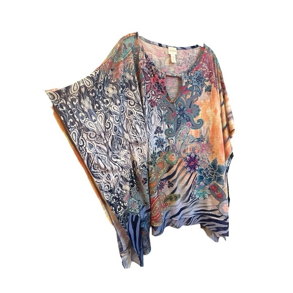 CHICO’S, WOMENS FREE SPIRITED STYLE TOP. SIZE L/XL - Picture 5 of 7